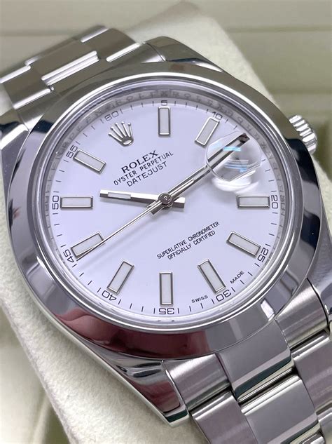 rolex datejust ii smooth bezel model number